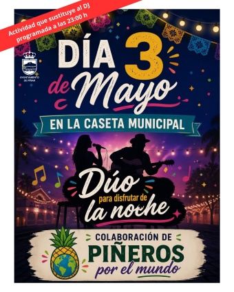 3 de mayo, Duo Musical, Fiestas patronales de Santa Mónica 2026