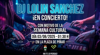 DJ LOLÍN SÁNCHEZ. Semana cultural, Píñar 2025