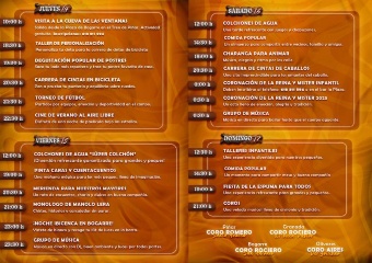 Semana Cultural de Píñar. Del 3 al 9 de agosto 2026